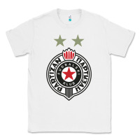 White fk partizan Classic Tee - lanVoArt