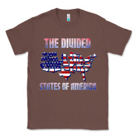 Chestnut the divided states of america political humor usa map t shirt Classic Tee - lanVoArt