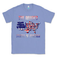 Colony Blue the divided states of america political humor usa map t shirt Classic Tee - lanVoArt