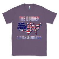 Lavender the divided states of america political humor usa map t shirt Classic Tee - lanVoArt