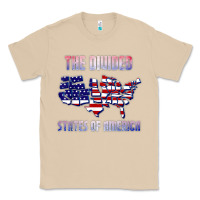 Mushroom the divided states of america political humor usa map t shirt Classic Tee - lanVoArt