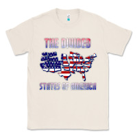 Natural the divided states of america political humor usa map t shirt Classic Tee - lanVoArt