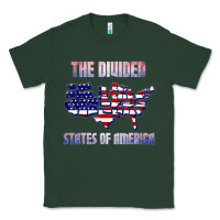 Sports Green the divided states of america political humor usa map t shirt Classic Tee - lanVoArt