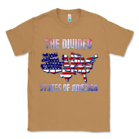 Toasted Coconut the divided states of america political humor usa map t shirt Classic Tee - lanVoArt