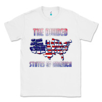 White the divided states of america political humor usa map t shirt Classic Tee - lanVoArt