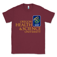 Burgundy oregon health & science university (ohsu) Classic Tee - lanVoArt