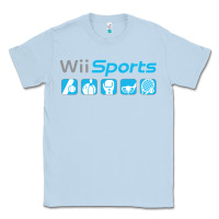 Dusty Blue wii sports essential Classic Tee - lanVoArt