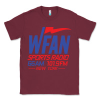 Burgundy wfan sports radio new york Classic Tee - lanVoArt