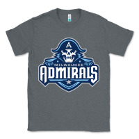 Charcoal Heather milwaukee admirals Classic Tee - lanVoArt