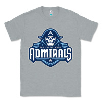 Heather Grey milwaukee admirals Classic Tee - lanVoArt
