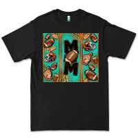 Black American football mom Premium Tee - Jasminsmagicworld