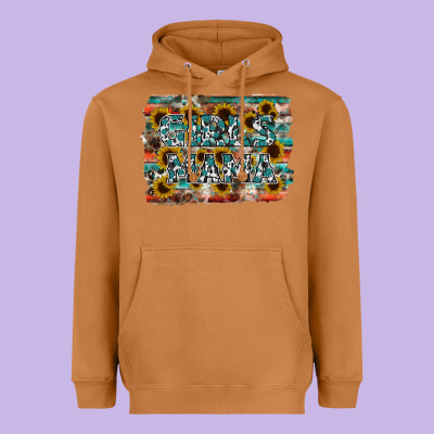Girls Mama Heavyweight Hoodie Designed By Racoondesign