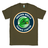 Army Green indian wells tennis center Classic Tee - lanVoArt