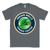 Charcoal Heather indian wells tennis center Classic Tee - lanVoArt