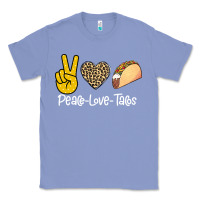 Colony Blue Peace Love Tacos Classic Tee - Bettercallsaul