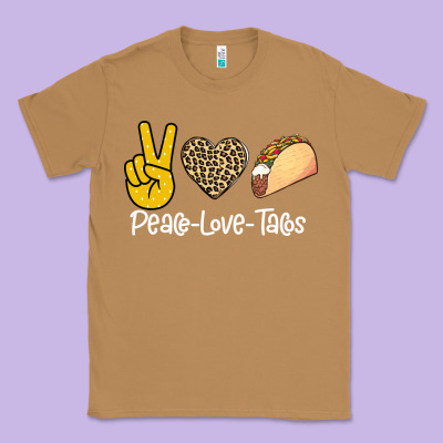 Peace Love Tacos Classic Tee Designed By Bettercallsaul