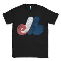 Black montreal expos Classic Tee - lanVoArt