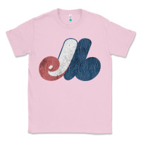 Bubblegum Pink montreal expos Classic Tee - lanVoArt
