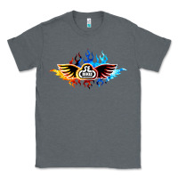 Charcoal Heather se bikes bmx bicycle on fire sport blue red Classic Tee - lanVoArt