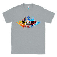 Heather Grey se bikes bmx bicycle on fire sport blue red Classic Tee - lanVoArt