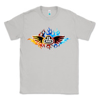 Moon Dust se bikes bmx bicycle on fire sport blue red Classic Tee - lanVoArt