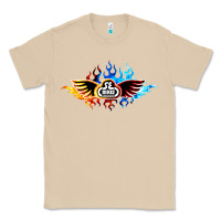 Mushroom se bikes bmx bicycle on fire sport blue red Classic Tee - lanVoArt