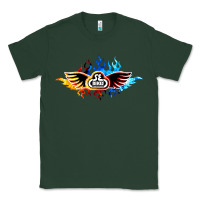 Sports Green se bikes bmx bicycle on fire sport blue red Classic Tee - lanVoArt