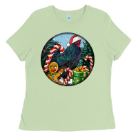 Matcha jersey giant rooster christmas Ladies Tee - LillyAllenDesigns