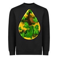 Black st.patrick's teardrop earrings Heavyweight Sweatshirt - FaDigitalArtStudio