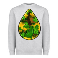 Heather Grey st.patrick's teardrop earrings Heavyweight Sweatshirt - FaDigitalArtStudio