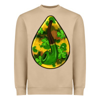 St.patrick's Teardrop Earrings Heavyweight Sweatshirt | Teevron