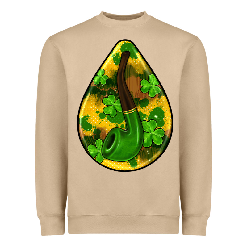 St.patrick's Teardrop Earrings Heavyweight Sweatshirt by FaDigitalArtStudio | Teevron