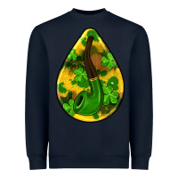 Navy st.patrick's teardrop earrings Heavyweight Sweatshirt - FaDigitalArtStudio