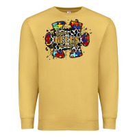 Antique Gold love needs no words 2 Premium Sweatshirt - RacoonDesign