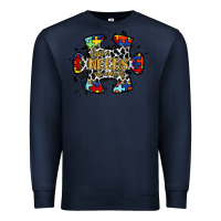 Navy love needs no words 2 Premium Sweatshirt - RacoonDesign