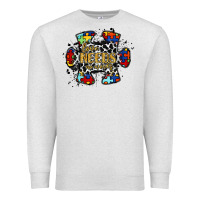 Oatmeal Heather love needs no words 2 Premium Sweatshirt - RacoonDesign