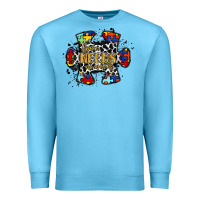 Ocean Blue love needs no words 2 Premium Sweatshirt - RacoonDesign