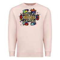 Pale Pink love needs no words 2 Premium Sweatshirt - RacoonDesign