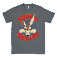 Charcoal Heather coyote super genius  1 Classic Tee - lanVoArt