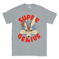 Heather Grey coyote super genius  1 Classic Tee - lanVoArt