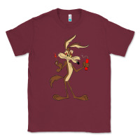 Burgundy danger coyote's hole Classic Tee - lanVoArt