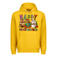 Lemon Happy hallothankmas coffee cups Premium Hoodie - FaDigitalArtStudio