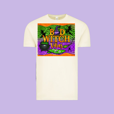 Bad Witch Vibes Vintage Tee Designed By Nancycooperartshop