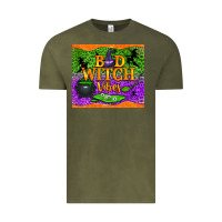 Vintage Olive Bad witch vibes Vintage Tee - NancyCooperArtShop