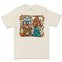 Bone Fall Autumn Leopard Mama Premium Tee - LillyAllenDesigns