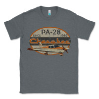 Charcoal Heather piper cherokee pa 28 retro vintage design Classic Tee - lanVoArt