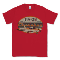 Red piper cherokee pa 28 retro vintage design Classic Tee - lanVoArt