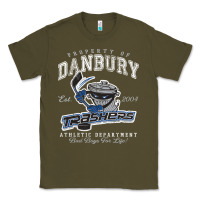Army Green property of danbury trashers Classic Tee - lanVoArt