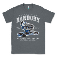 Charcoal Heather property of danbury trashers Classic Tee - lanVoArt