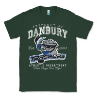 Sports Green property of danbury trashers Classic Tee - lanVoArt